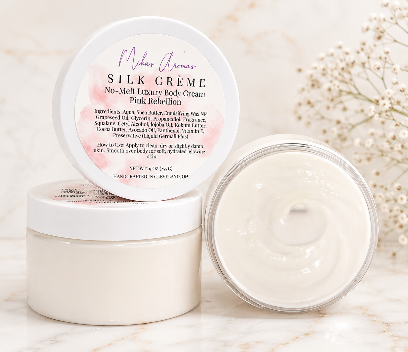Pink Rebellion Silk Crème Body Cream
