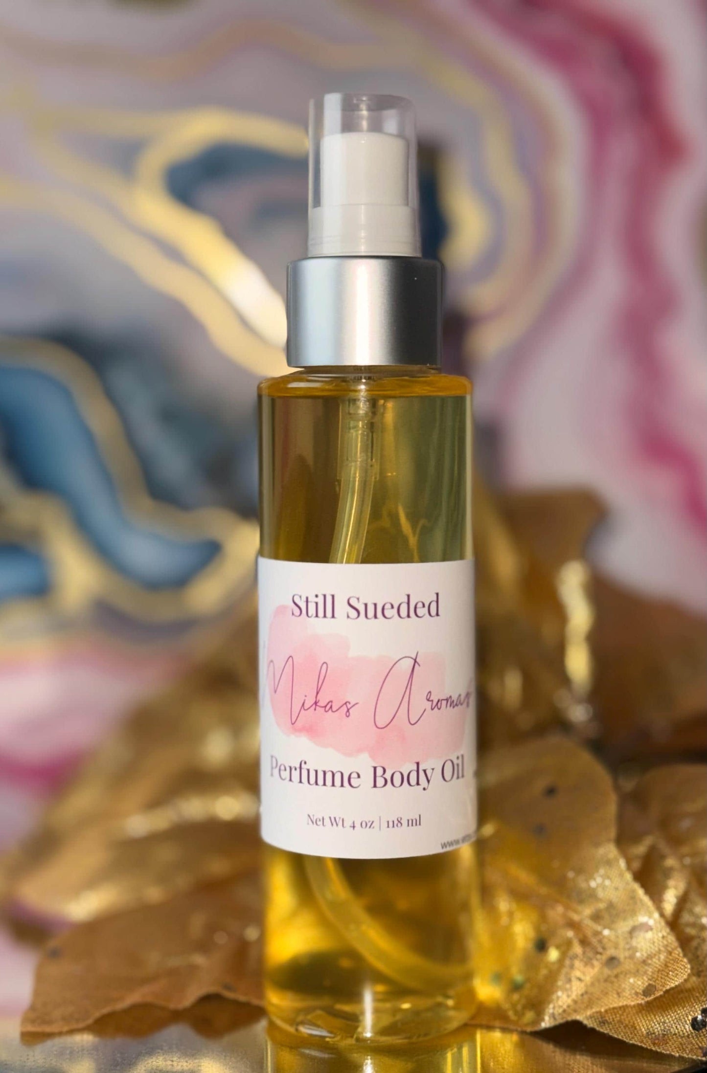 Still Sueded Perfume Body Oil – Warm Vanilla Suede Sandalwood Scented Body Oil | Mikas Aromas 4 oz