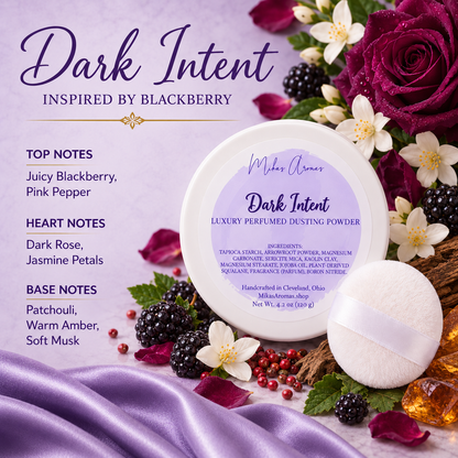 Dark Intent Luxury Perfumed Dusting Powder