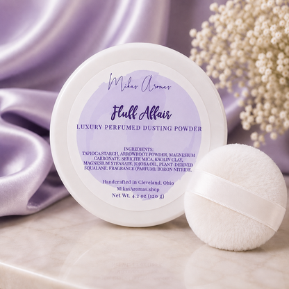 Fluff Affair Luxury Perfumed Dusting Powder | Mikas Aromas