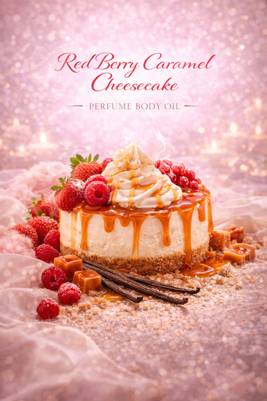Red Berry Caramel Cheesecake
