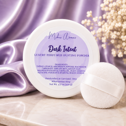 Dark Intent Luxury Perfumed Dusting Powder