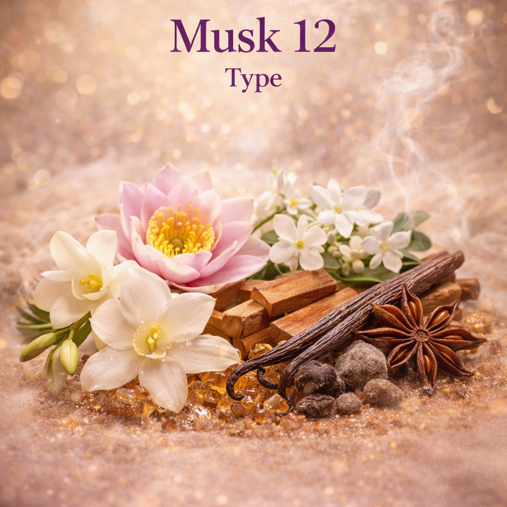 Musk 12 Type (Unisex) Perfume Oil