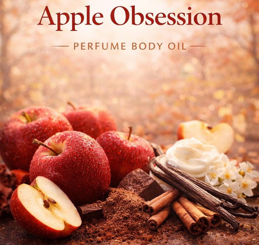 Apple Obsession Perfume Body Oil – Red Apple Vanilla Cinnamon Scented Body Oil | Mikas Aromas 4 oz