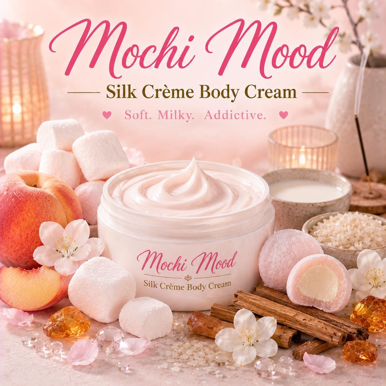 Mochi Mood Silk Crème Body Cream