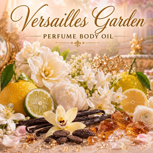 Versailles Garden Perfume Body Oil – Citrus White Floral Vanilla Body Oil | Mikas Aromas 4 oz