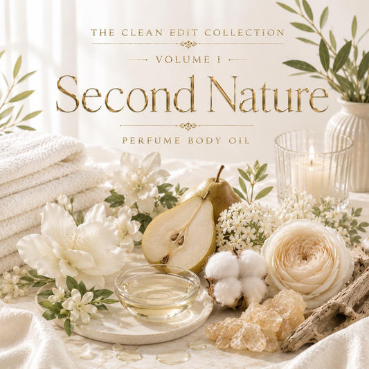 Second Nature Perfume Body Oil – Clean Ozonic Musk Body Oil | Mikas Aromas 4 oz